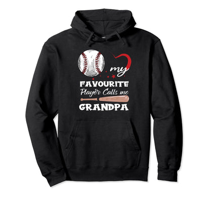 My Favorite Baseball Player Calls Hoodie - Casual Everyday Wear for Adults - T-Shirt, Sweatshirt, Hoodie