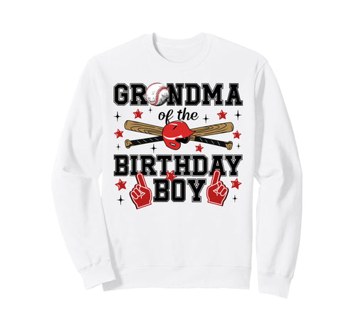 Grandma Birthday Baseball Sport Sweatshirt - Unique Graphic for Adults - T-Shirt, Sweatshirt, Hoodie