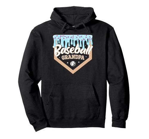 Baseball Drip Grandpa Ice Cream Home Hoodie - Casual Everyday Wear Unisex - T-Shirt, Sweatshirt, Hoodie