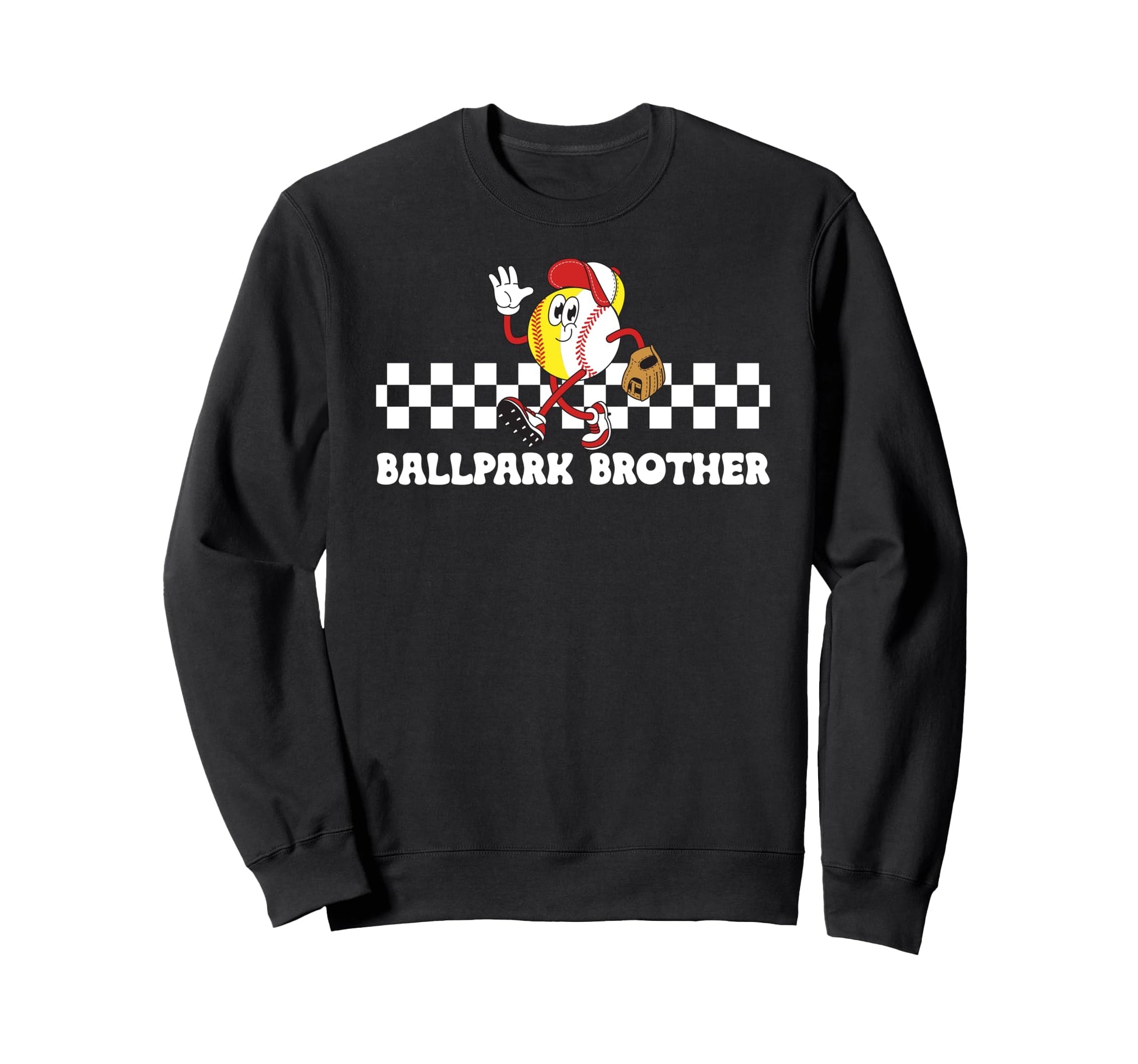 Ballpark Brother Groovy Sweatshirt - Casual Everyday Wear Men Women - T-Shirt, Sweatshirt, Hoodie
