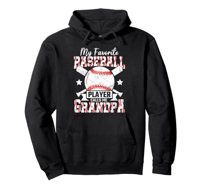Fathers Day My Favorite Baseball Hoodie - Custom Art Print for Adults - T-Shirt, Sweatshirt, Hoodie