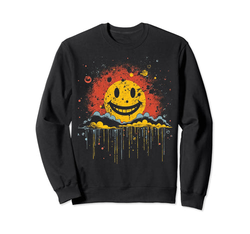 Sun Boho Groovy Sunshine Grunge 8 Sweatshirt - Fun Novelty Design Men Women - T-Shirt, Sweatshirt, Hoodie