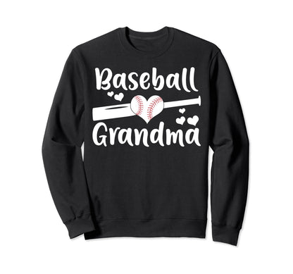 Baseball Lover Baseball Grandma Sweatshirt - Minimalist Print Unisex - T-Shirt, Sweatshirt, Hoodie