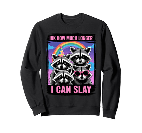 Idk How Much Longer I Can Slay Sweatshirt - Aesthetic Graphic Men Women - T-Shirt, Sweatshirt, Hoodie