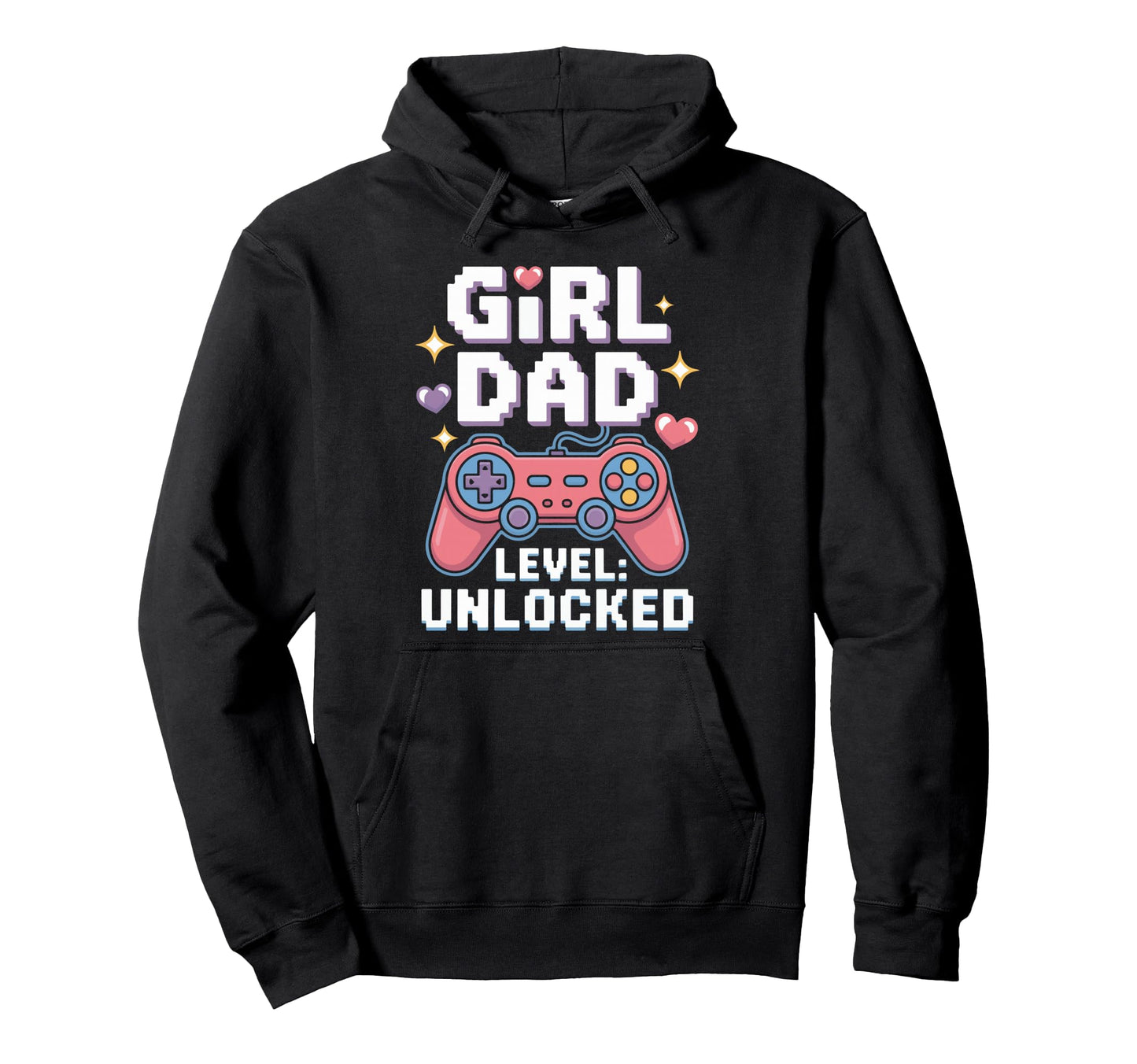 Dad Level Unlocked Funny Gamer Dad New Hoodie - Aesthetic Graphic Unisex - T-Shirt, Sweatshirt, Hoodie