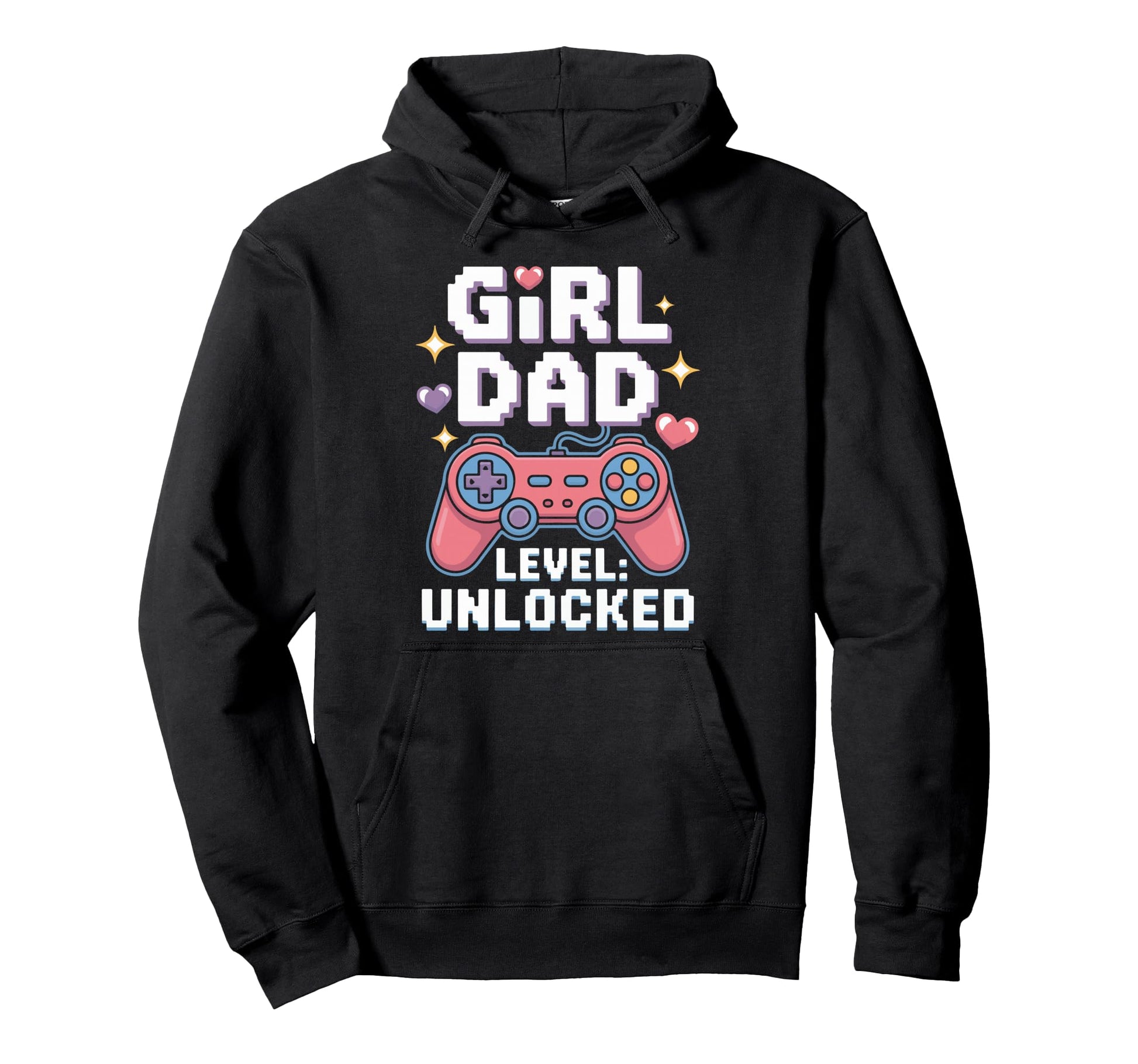 Dad Level Unlocked Funny Gamer Dad New Hoodie - Aesthetic Graphic Unisex - T-Shirt, Sweatshirt, Hoodie