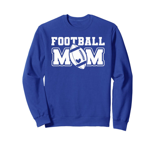 Womens Game Day White And Blue Sweatshirt - Minimalist Print for Adults - T-Shirt, Sweatshirt, Hoodie