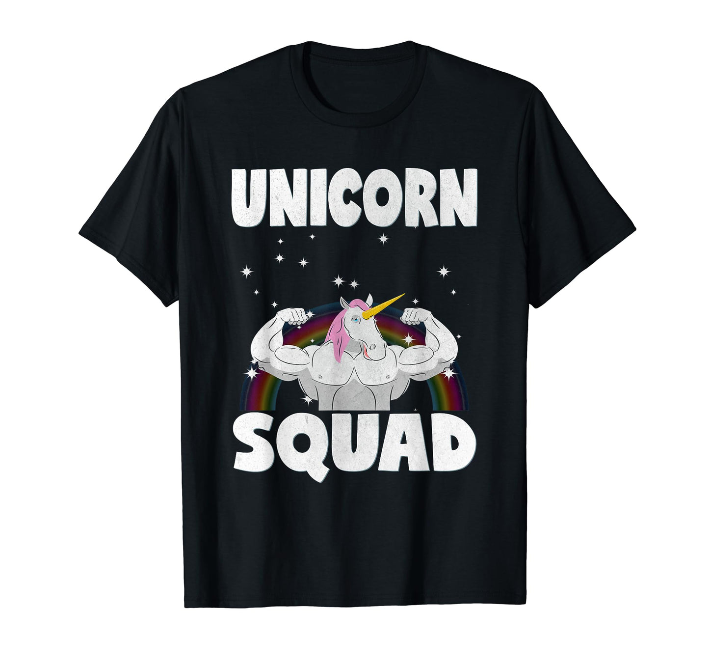 Unicorn Squad Rainbow Unicorns T-Shirt - Casual Everyday Wear Men Women - T-Shirt, Sweatshirt, Hoodie