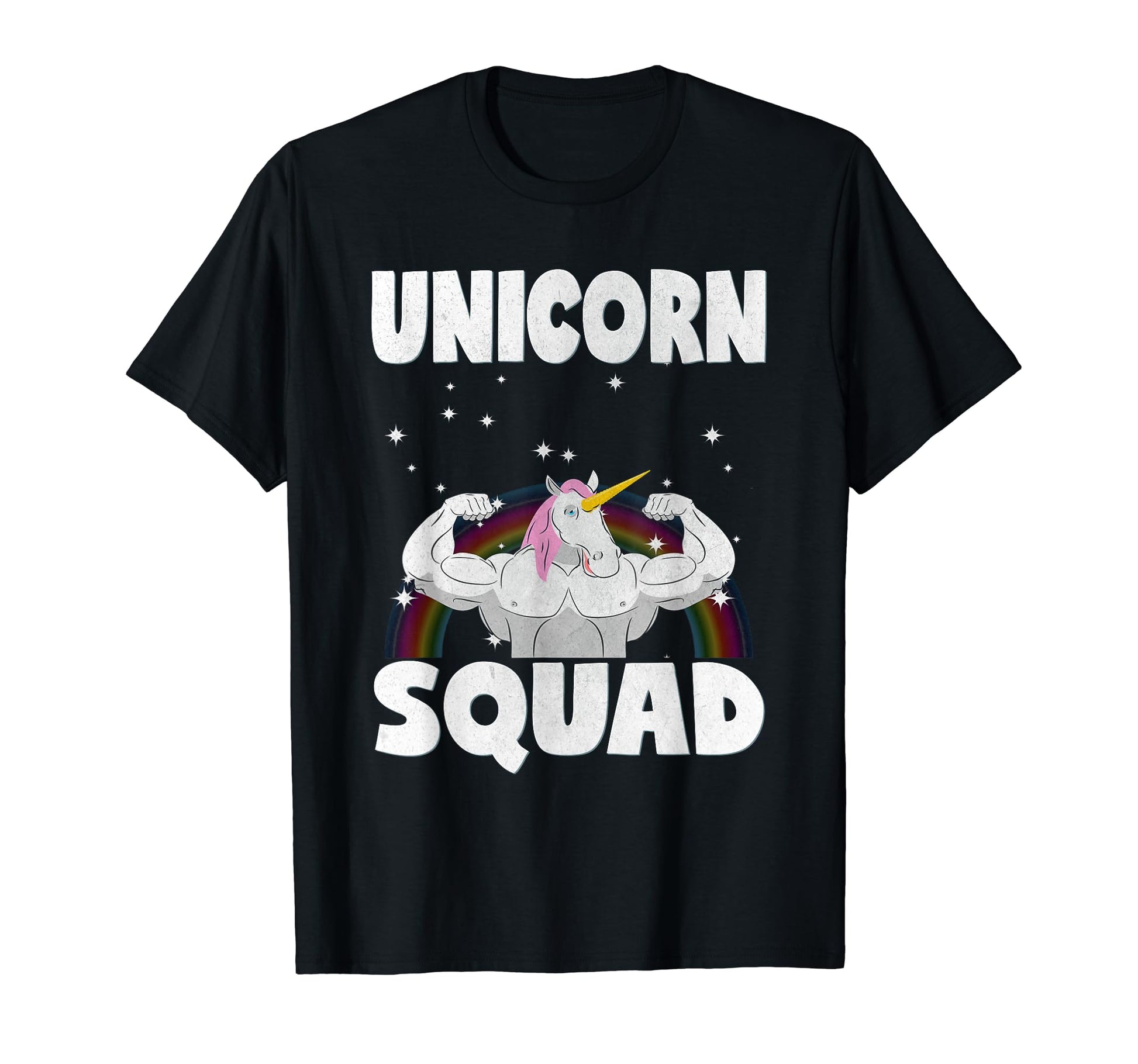 Unicorn Squad Rainbow Unicorns T-Shirt - Casual Everyday Wear Men Women - T-Shirt, Sweatshirt, Hoodie