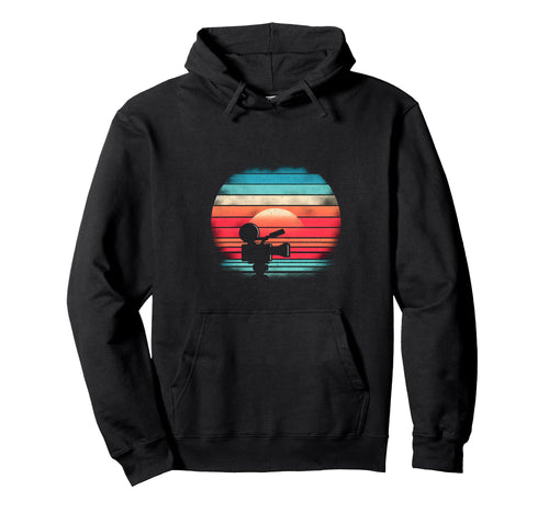 Camera Sunset Hoodie - Minimalist Print Unisex - T-Shirt, Sweatshirt, Hoodie