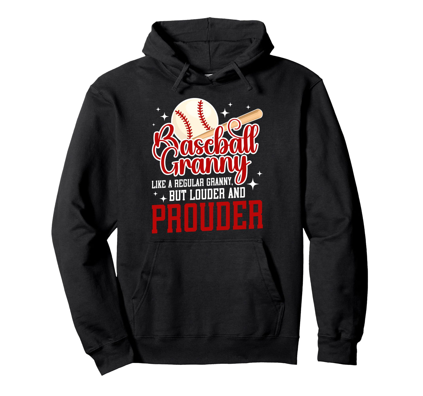 Baseball Granny Baseball Player Granny Hoodie - Novelty Apparel Unisex - T-Shirt, Sweatshirt, Hoodie