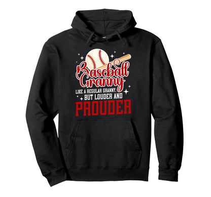 Baseball Granny Baseball Player Granny Hoodie - Novelty Apparel Unisex - T-Shirt, Sweatshirt, Hoodie