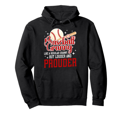 Baseball Granny Baseball Player Granny Hoodie - Novelty Apparel Unisex - T-Shirt, Sweatshirt, Hoodie