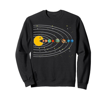 Funny Solar System Astronauts Sweatshirt - Fun Novelty Design Men Women - T-Shirt, Sweatshirt, Hoodie