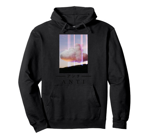 Retrowave Anti Japanese Art Aesthetic Hoodie - Minimalist Print Unisex - T-Shirt, Sweatshirt, Hoodie