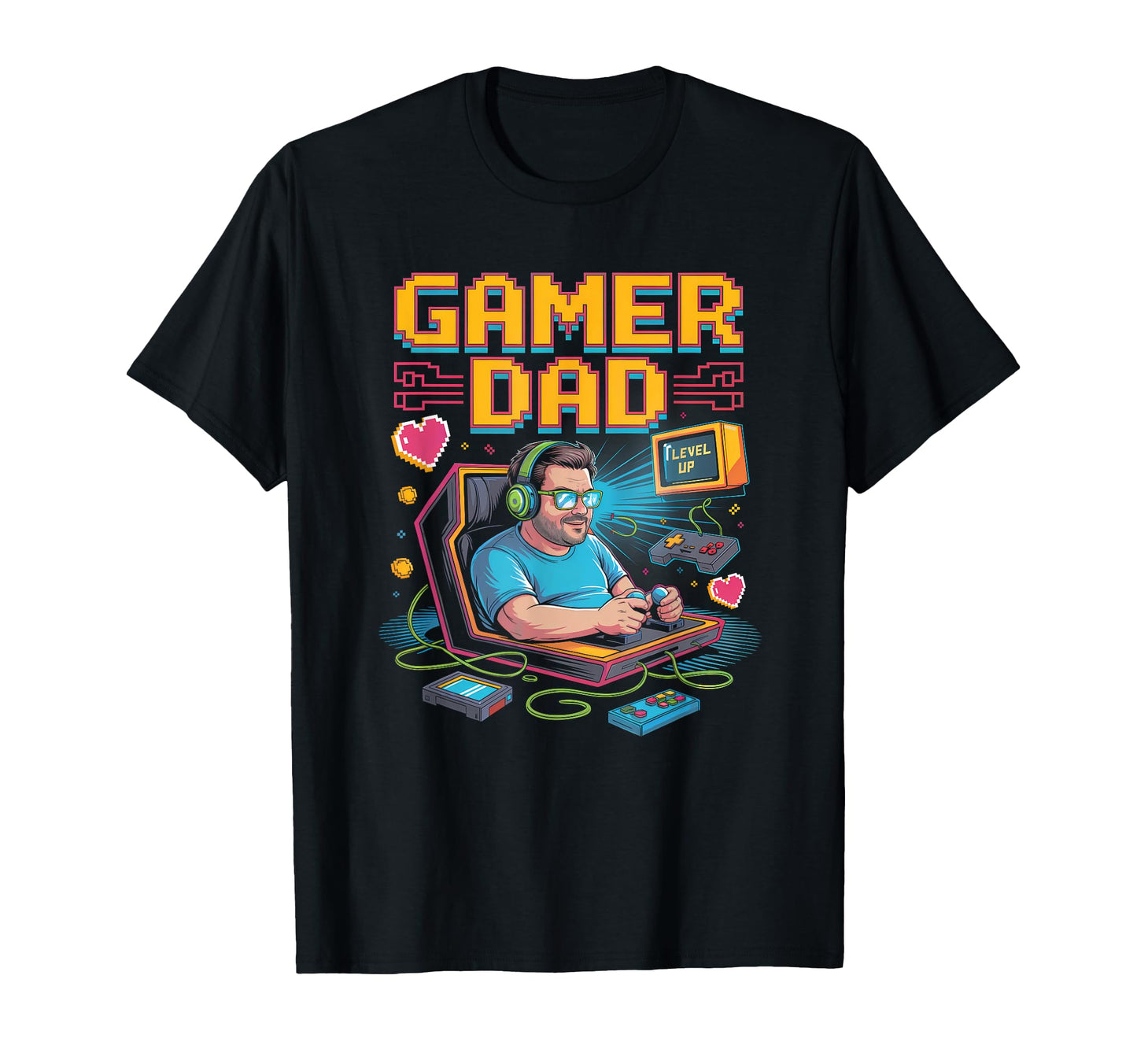 Gaming Lover Dad Gamer Loading T-Shirt - Fun Novelty Design for Adults - T-Shirt, Sweatshirt, Hoodie