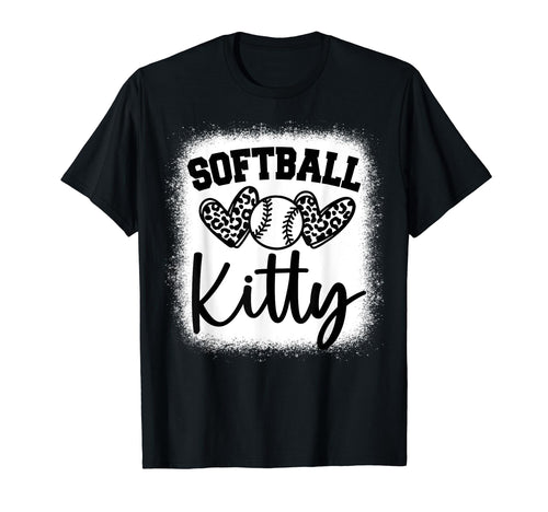 Personalized Baseball Heart Kitty T-Shirt - Novelty Apparel for Adults - T-Shirt, Sweatshirt, Hoodie