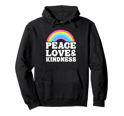 Anti Bullying Rainbow Peace Hippie Hoodie - Streetwear Style Men Women - T-Shirt, Sweatshirt, Hoodie