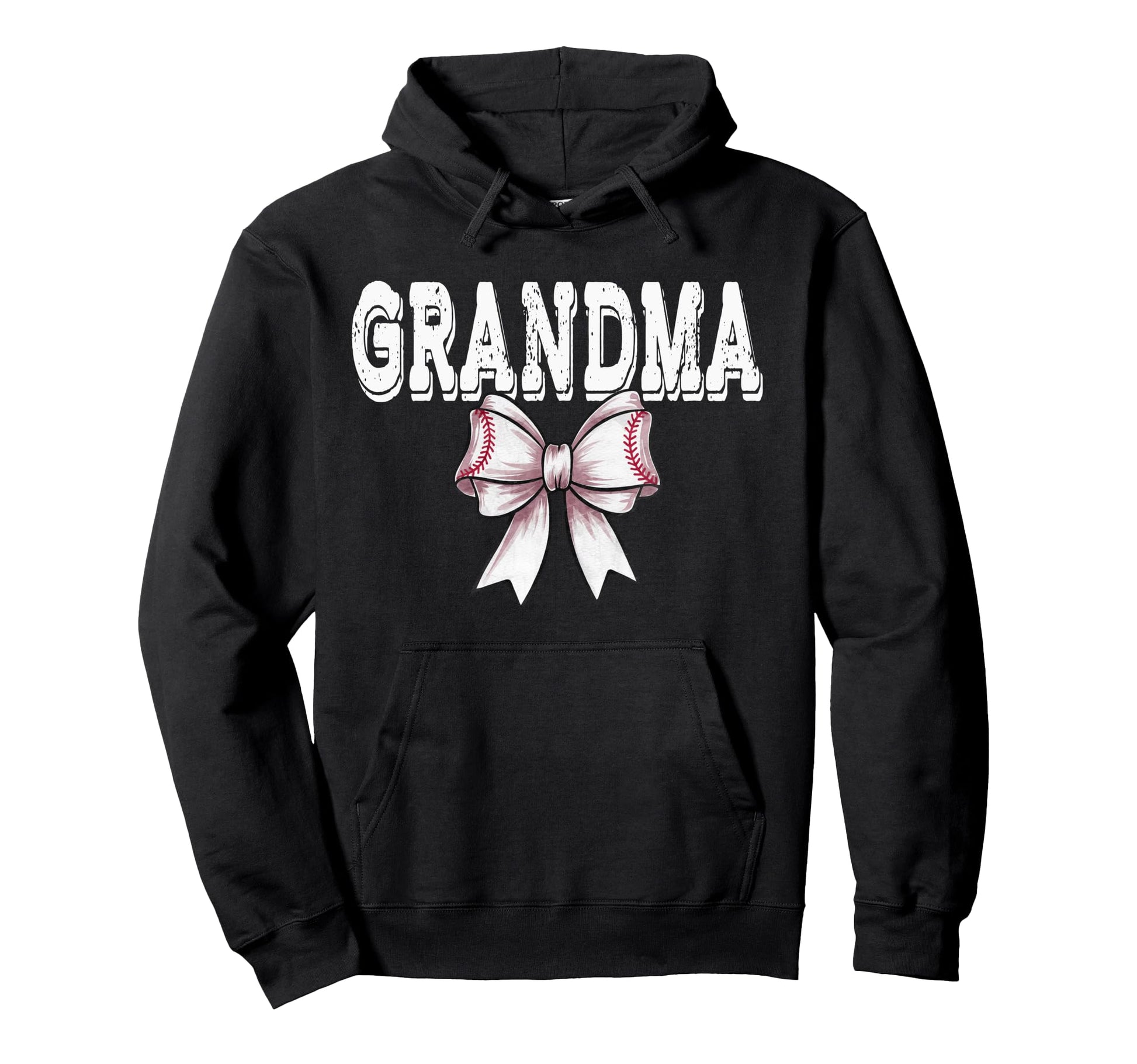 Coquette Baseball Bow Mom Sister Grandma Hoodie - Trendy Graphic Unisex - T-Shirt, Sweatshirt, Hoodie