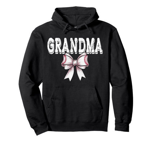 Coquette Baseball Bow Mom Sister Grandma Hoodie - Trendy Graphic Unisex - T-Shirt, Sweatshirt, Hoodie