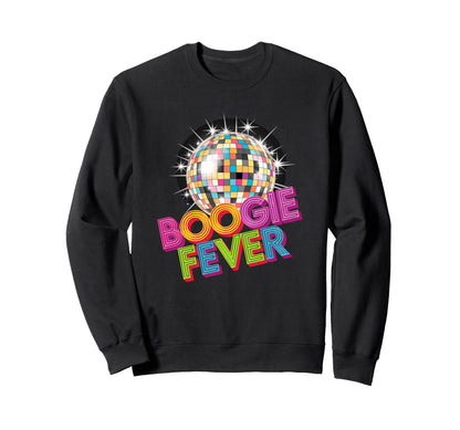 Disco Ball Boogie Fever Discoball Sweatshirt - Streetwear Style Unisex - T-Shirt, Sweatshirt, Hoodie