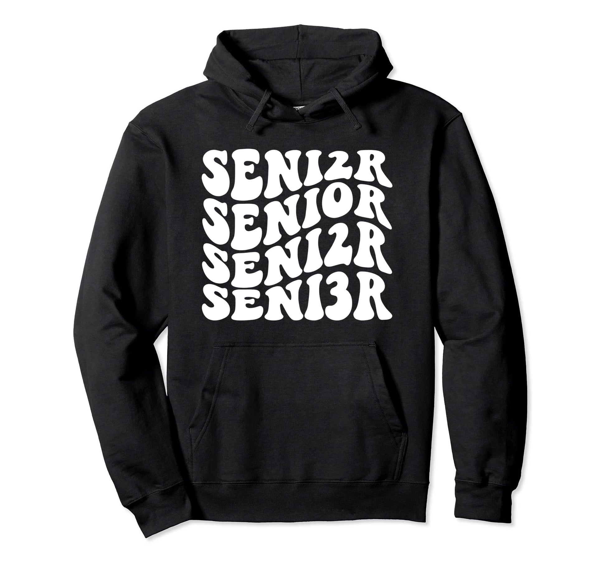 Groovy Boho Senior 2023 Graduation Hoodie - Casual Everyday Wear Men Women - T-Shirt, Sweatshirt, Hoodie