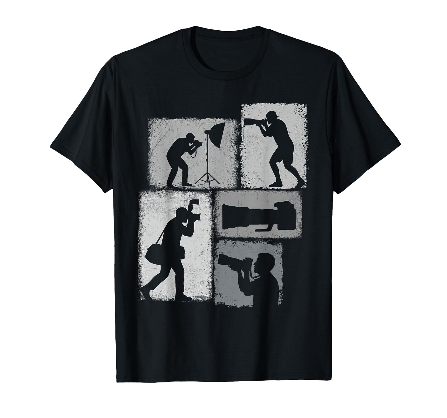 Photographer Collage Photography T-Shirt - Custom Art Print Men Women - T-Shirt, Sweatshirt, Hoodie