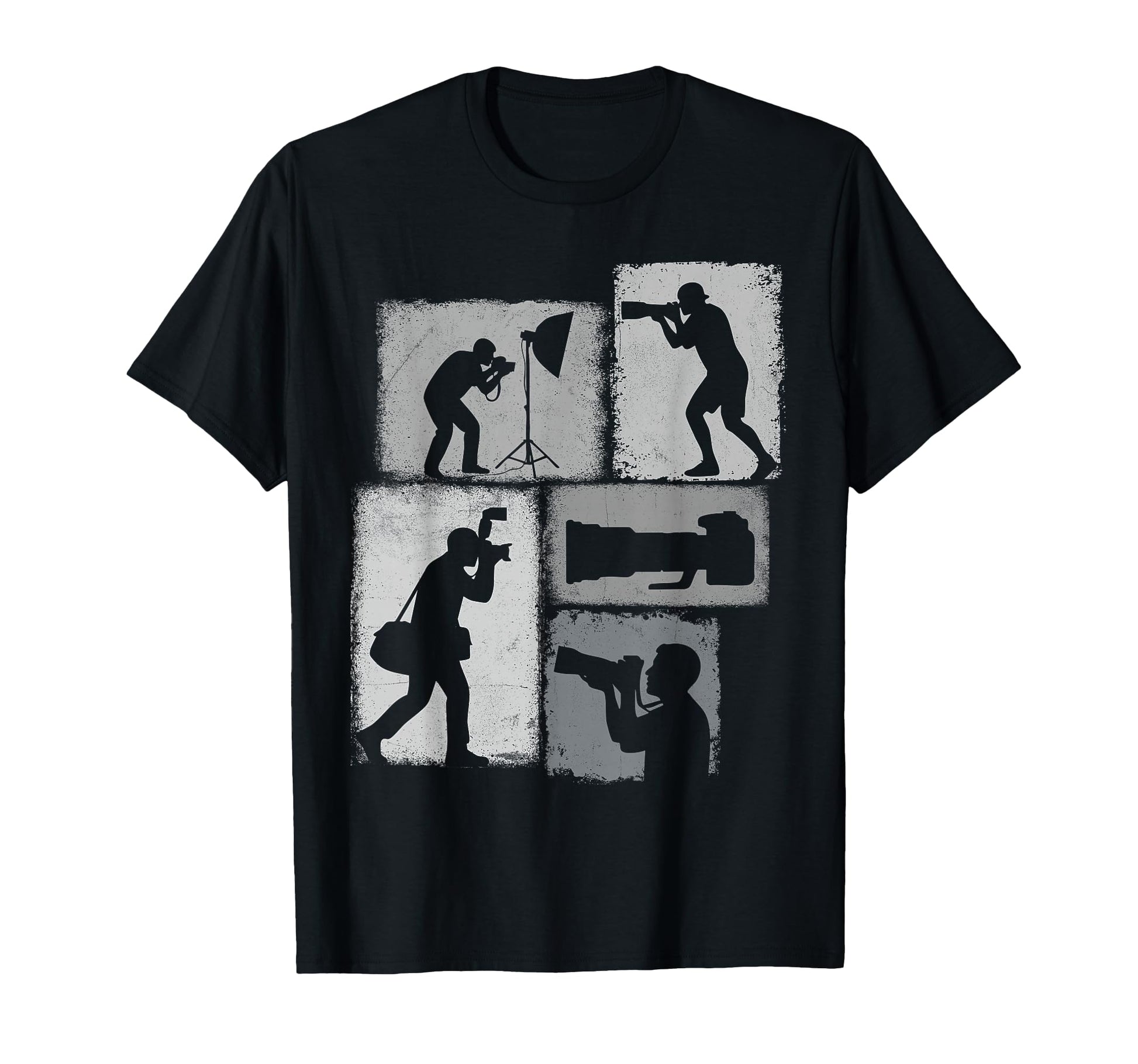 Photographer Collage Photography T-Shirt - Custom Art Print Men Women - T-Shirt, Sweatshirt, Hoodie