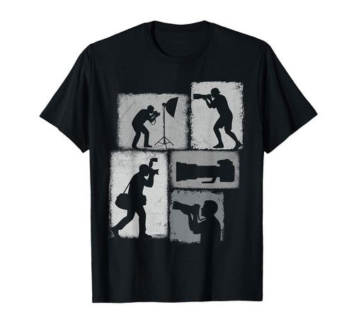 Photographer Collage Photography T-Shirt - Custom Art Print Men Women - T-Shirt, Sweatshirt, Hoodie