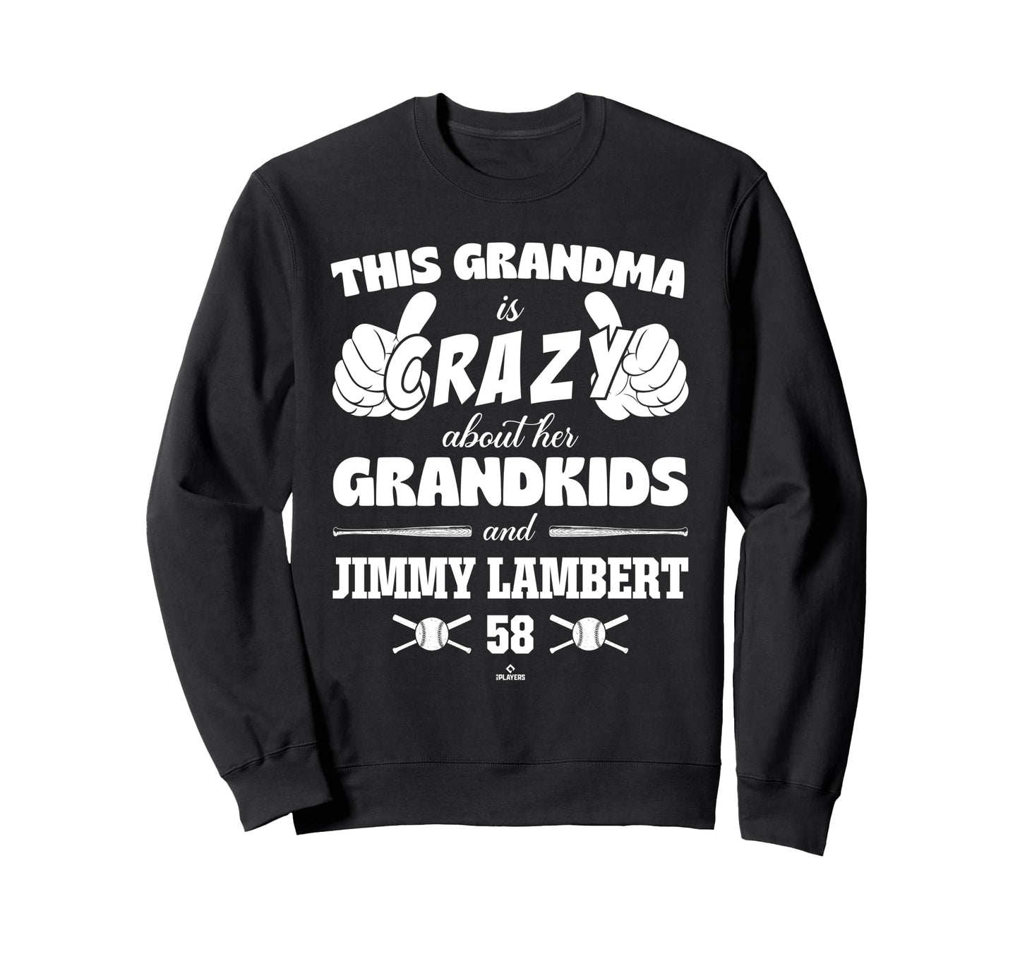 Grandma Crazy Jimmy Lambert Chicago Sweatshirt - Trendy Graphic for Adults - T-Shirt, Sweatshirt, Hoodie