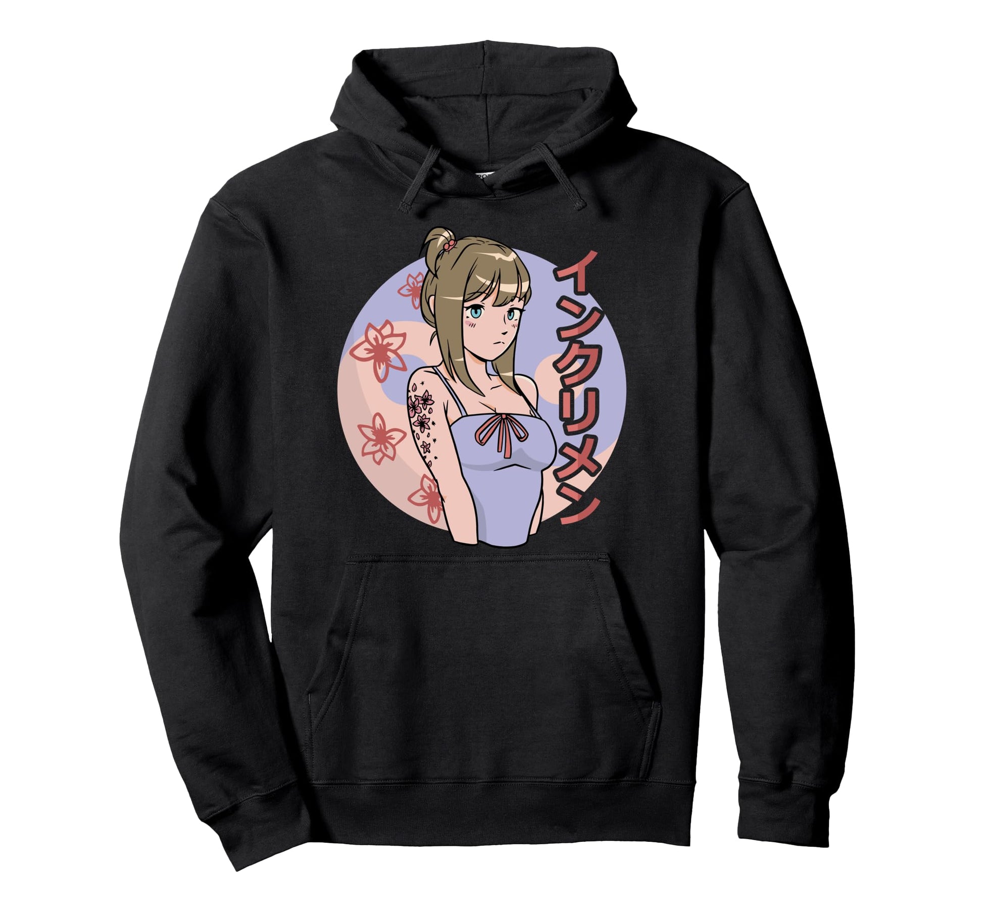 Kawaii Otaku Anime Inked Up Japanese Hoodie - Streetwear Style Men Women - T-Shirt, Sweatshirt, Hoodie