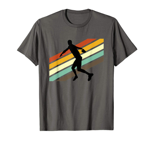 Discus Track And Field Stripe T-Shirt - Fun Novelty Design for Adults - T-Shirt, Sweatshirt, Hoodie