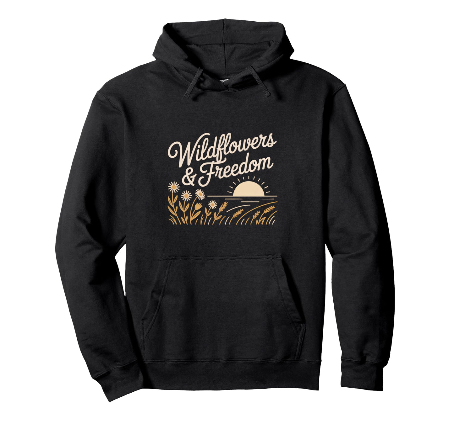 Wildflowers And Freedom Boho Nature Hoodie - Novelty Apparel Men Women - T-Shirt, Sweatshirt, Hoodie