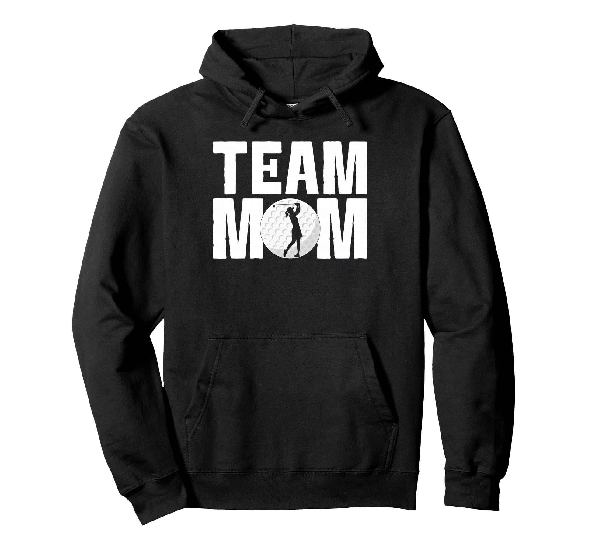Team Mom Golf Game Day Sports Parent Hoodie - Fun Novelty Design for Adults - T-Shirt, Sweatshirt, Hoodie