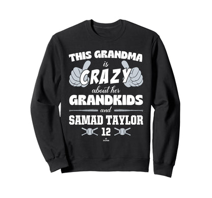 Grandma Crazy Samad Taylor Seattle Sweatshirt - Trendy Graphic for Adults - T-Shirt, Sweatshirt, Hoodie