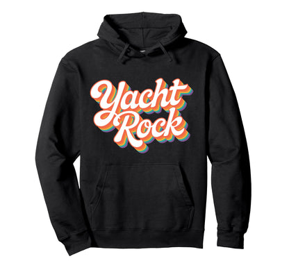 Yacht Rock Rainbow Party Hoodie - Trendy Graphic Men Women - T-Shirt, Sweatshirt, Hoodie