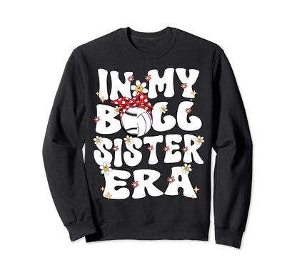 My Ball Sister Era Groovy Baseball Sweatshirt - Aesthetic Graphic Unisex - T-Shirt, Sweatshirt, Hoodie