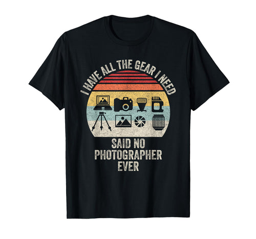 Camera Photographer Photography Lover Gift T-Shirt - Trendy Graphic Unisex - T-Shirt, Sweatshirt, Hoodie