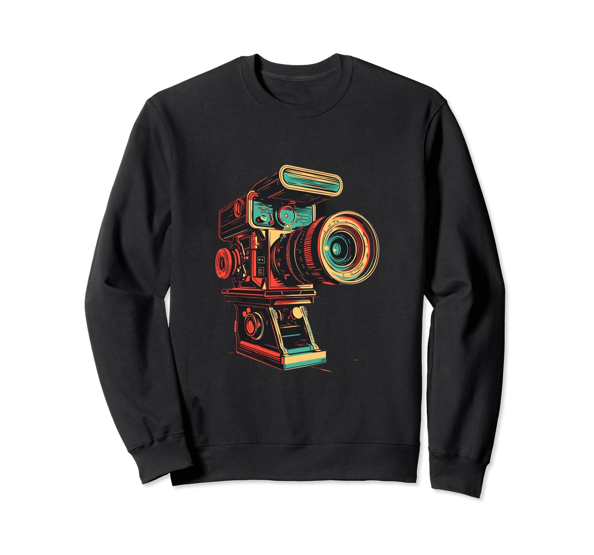 Photography Film Camera Sweatshirt - Fun Novelty Design Men Women - T-Shirt, Sweatshirt, Hoodie