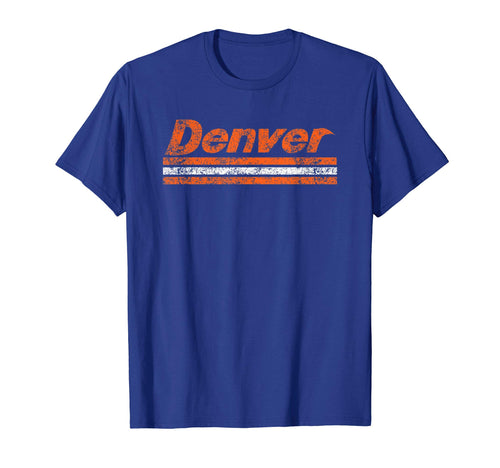 Denver Colorado Weathered Stripe T-Shirt - Unique Graphic Men Women - T-Shirt, Sweatshirt, Hoodie