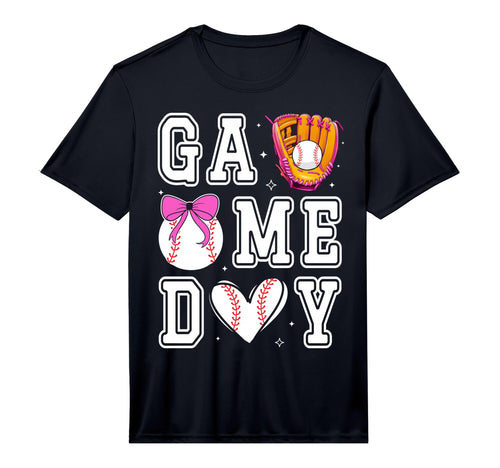 Baseball Sister Coquette Bow Game Day T-Shirt - Aesthetic Graphic Unisex - T-Shirt, Sweatshirt, Hoodie