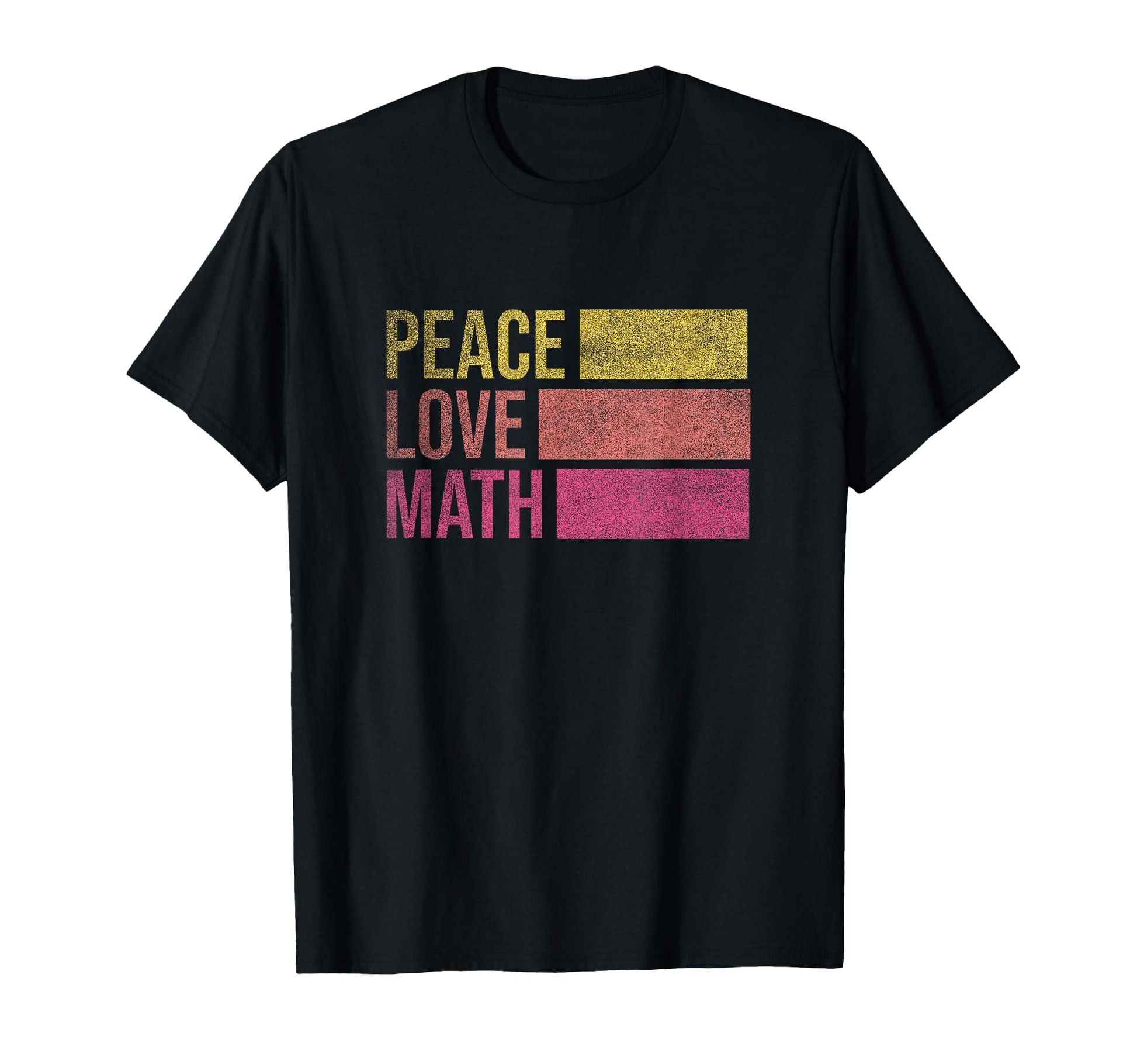 Math Teacher Peace Love Math Small T-Shirt - Aesthetic Graphic Men Women - T-Shirt, Sweatshirt, Hoodie