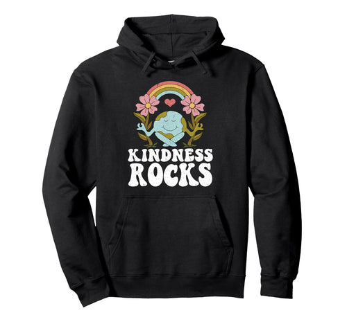 Earth Day Hippie Teacher Rainbow Hoodie - Streetwear Style for Adults - T-Shirt, Sweatshirt, Hoodie