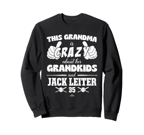 Grandma Crazy Jack Leiter Texas Sweatshirt - Graphic Print for Adults - T-Shirt, Sweatshirt, Hoodie