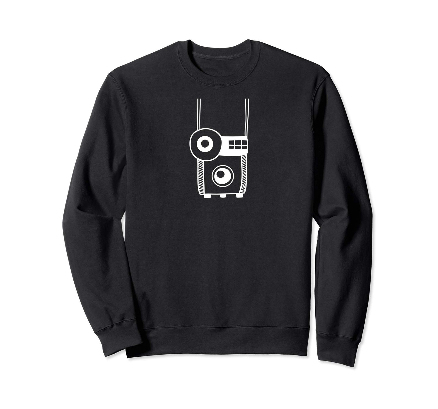 Camera Hanging Strap Sweatshirt - Aesthetic Graphic Men Women - T-Shirt, Sweatshirt, Hoodie