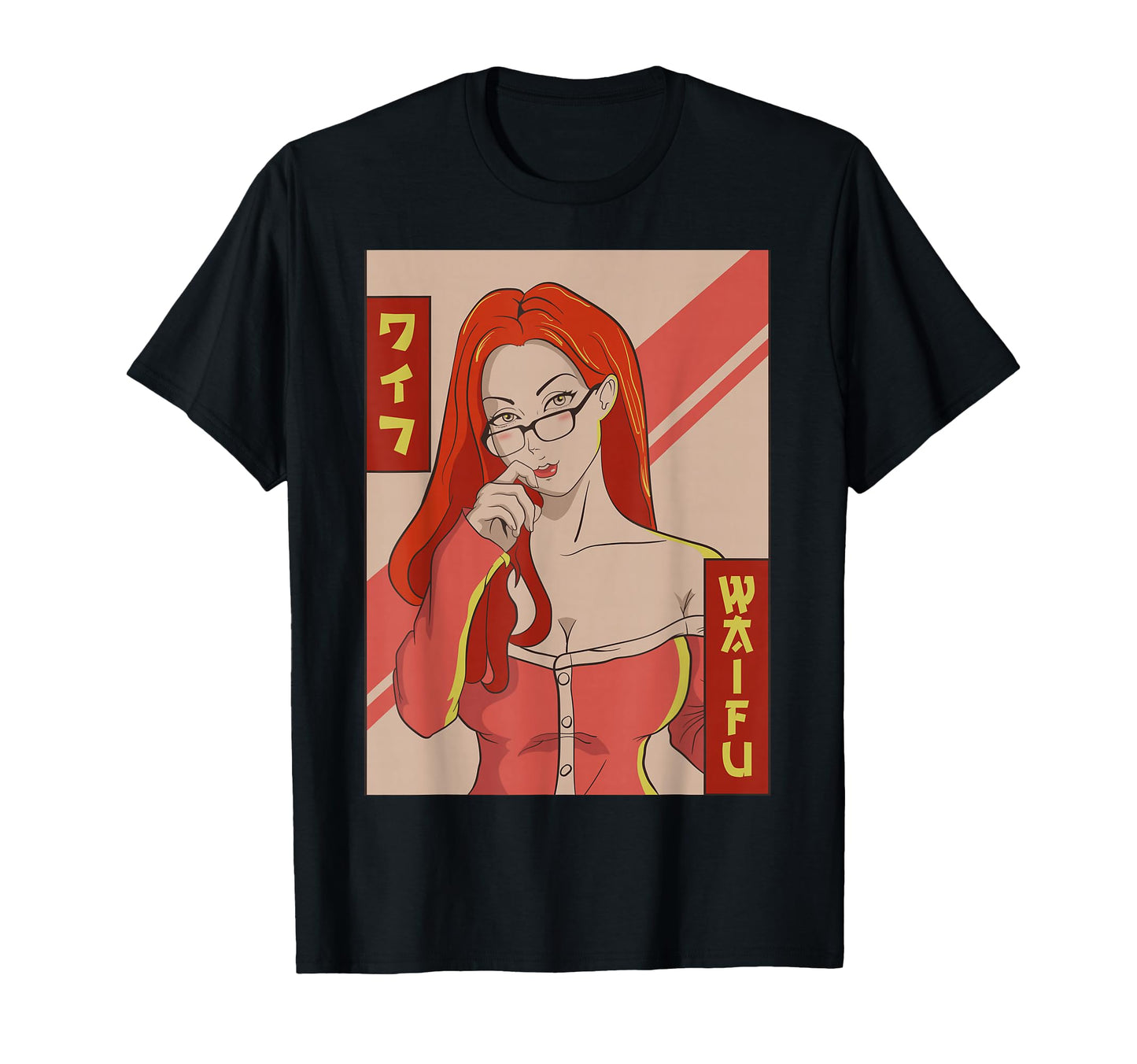 Waifu Anime Japanese Vaporwave Aesthetic T-Shirt - Trendy Graphic Unisex - T-Shirt, Sweatshirt, Hoodie