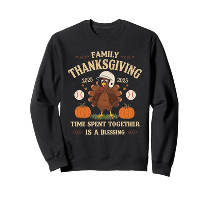 Funny Thanksgiving 2025 Family Sweatshirt - Graphic Print Men Women - T-Shirt, Sweatshirt, Hoodie