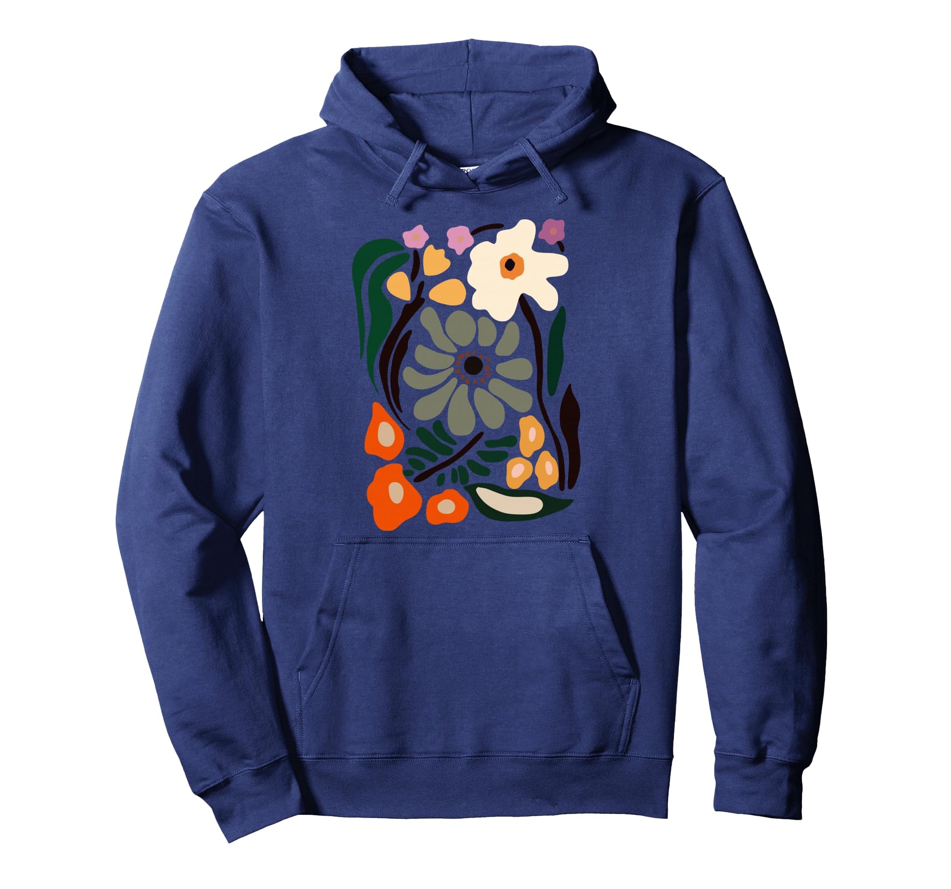 Boho Flower Aesthetic Paint Summer Hoodie - Novelty Apparel for Adults - T-Shirt, Sweatshirt, Hoodie