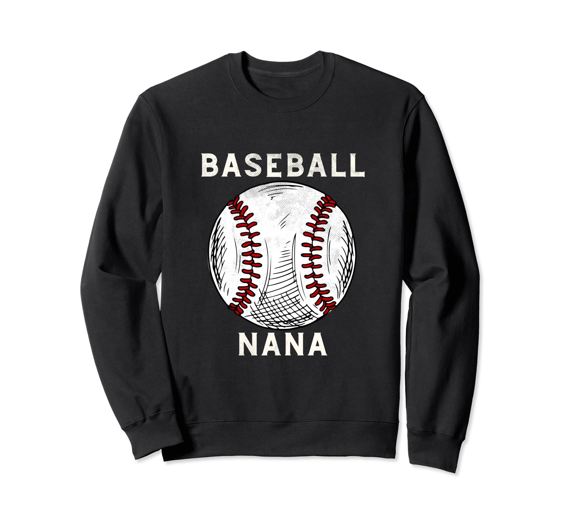 Baseball Nana Baseball Player Sweatshirt - Aesthetic Graphic Unisex - T-Shirt, Sweatshirt, Hoodie