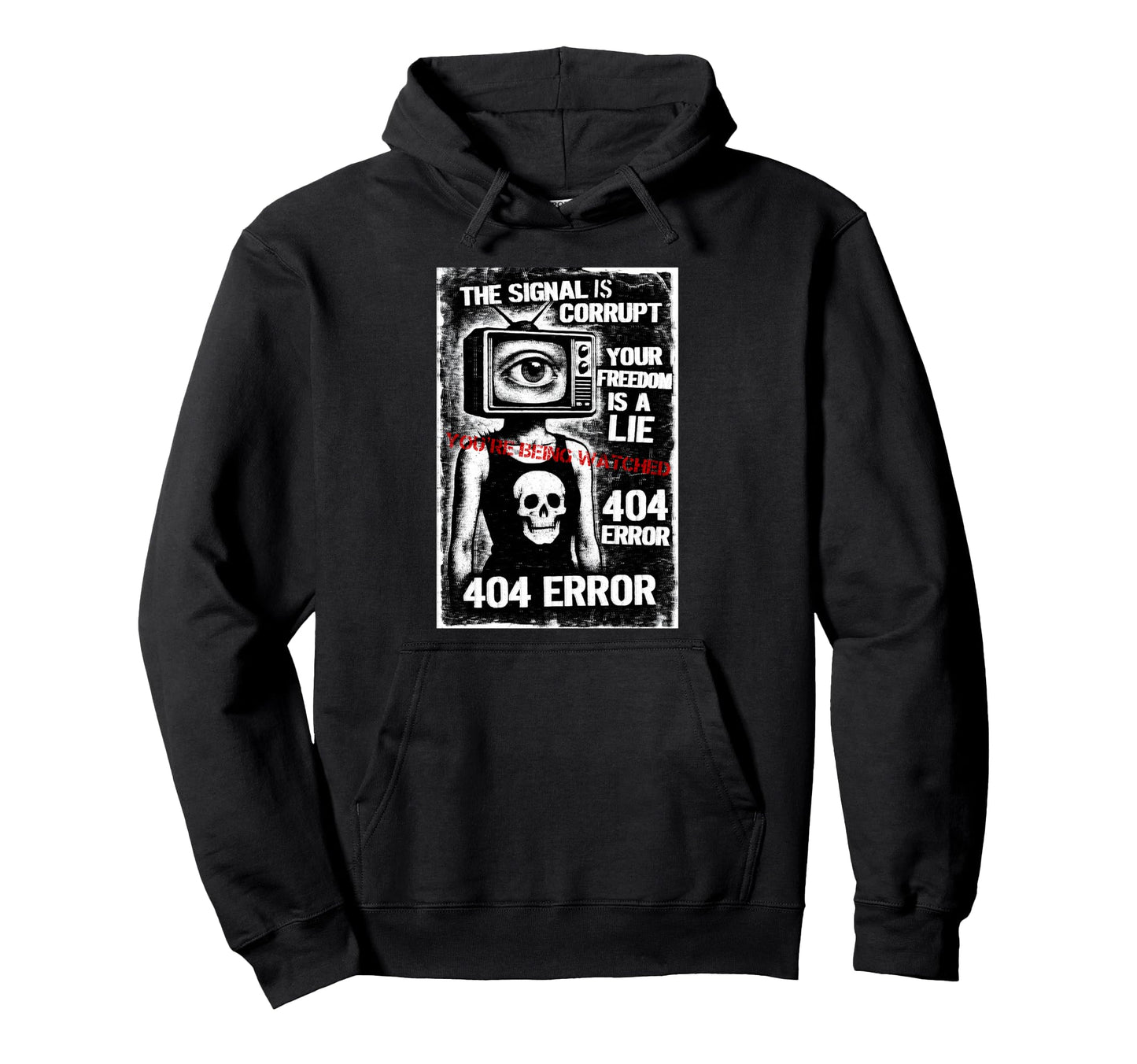 Punk Rock 90S Grunge Urban Street Art Hoodie - Casual Everyday Wear Unisex - T-Shirt, Sweatshirt, Hoodie